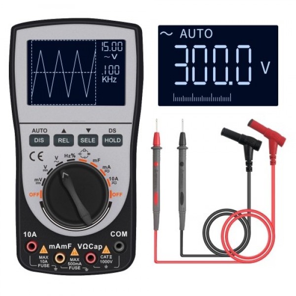 2-in-1 Intelligent Digital Oscilloscope Multimeter...