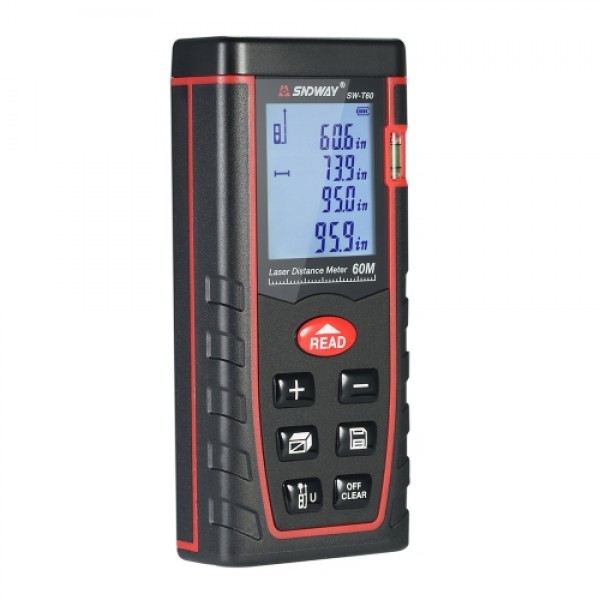 60m Mini Handheld LCD Digital Laser Distance Meter...