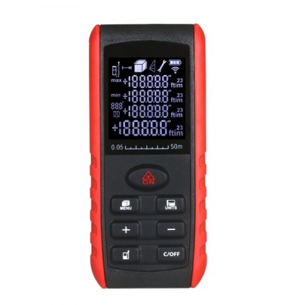 Portable Handheld Digital Laser Distance Meter Diastimeter Laser Distance Measuring Instrument Range Finder Area Volume Measurem