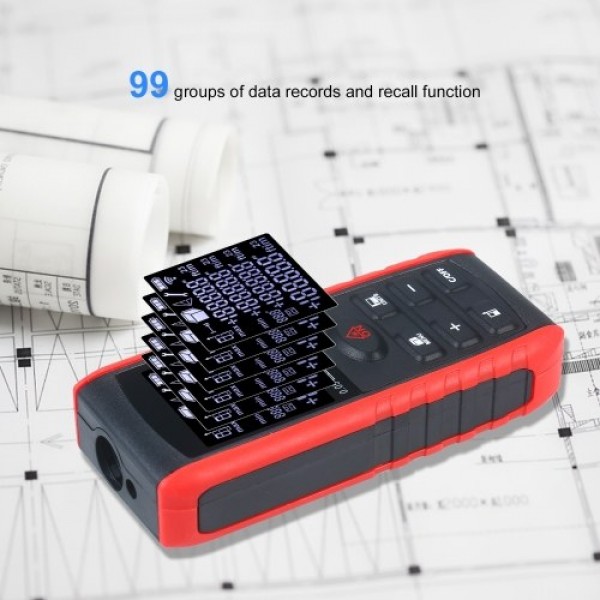 Portable Handheld Digital Laser Distance Meter Diastimeter Laser Distance Measuring Instrument Range Finder Area Volume Measurem