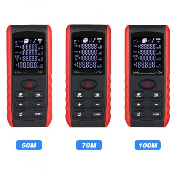 Portable Handheld Digital Laser Distance Meter Diastimeter Laser Distance Measuring Instrument Range Finder Area Volume Measurem