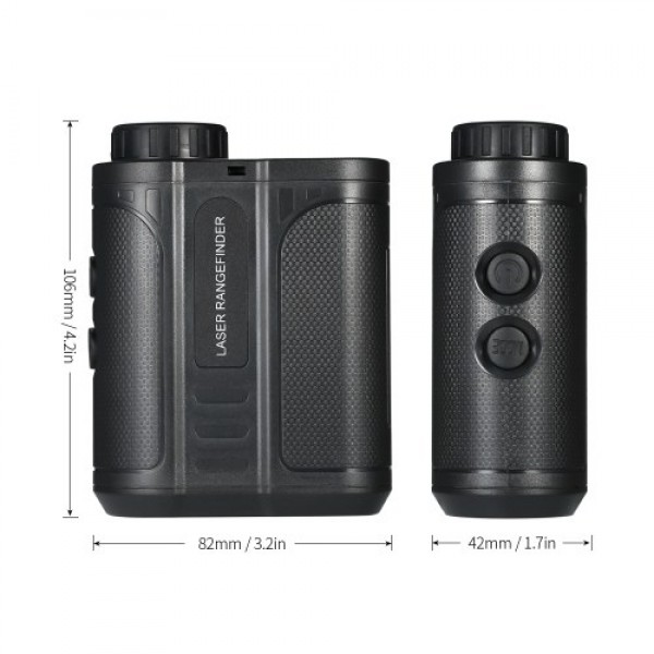 600m Golf Rangefinder Outdoor Handheld Laser Dista...