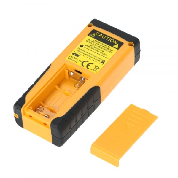 100m Portable Handheld Digital Laser Distance Meter High Precision Range Finder  Area Volume Measurement Data Storage with Backl