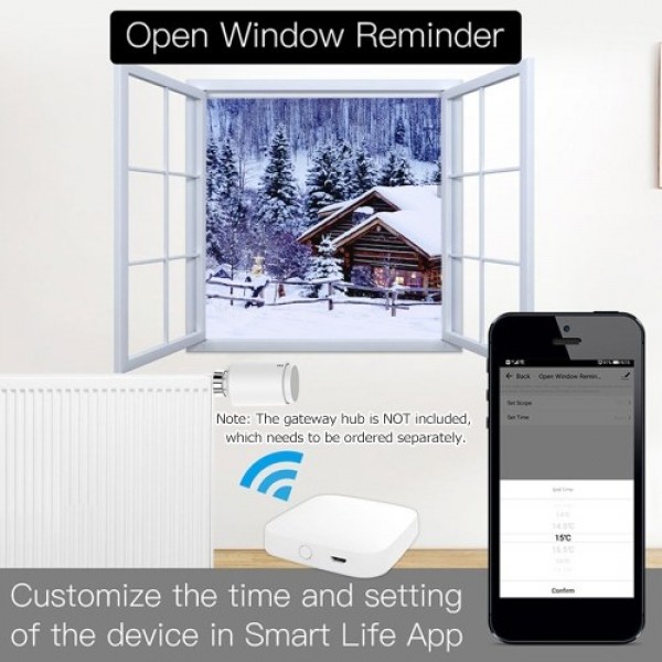 Intelligent Temperature Control Valve Portable Radiator Valve Programmable Temperature Controller Household Thermostat Valve Tem