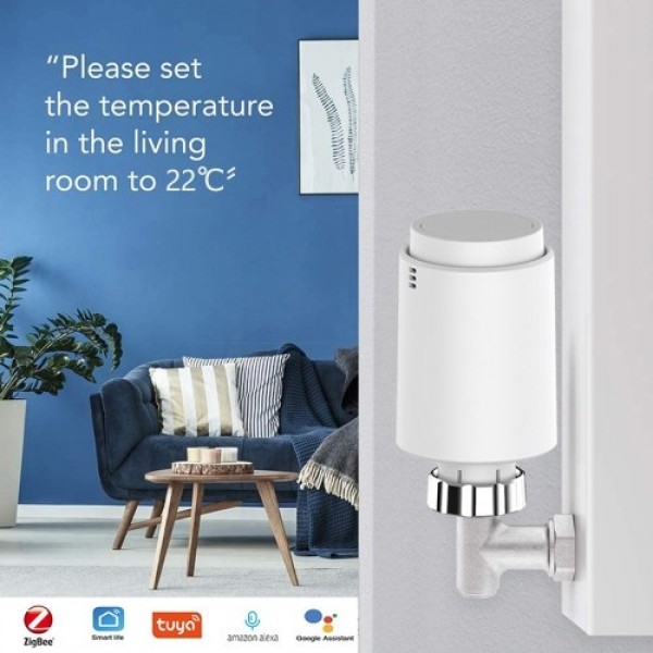 Intelligent Temperature Control Valve Portable Radiator Valve Programmable Temperature Controller Household Thermostat Valve Tem