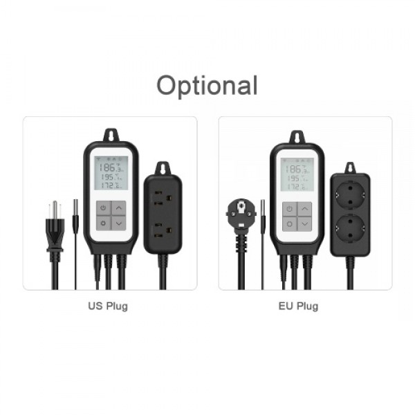 Wifi Digital Temperature Controller Heating Cooling Outlet Smart Reptile Thermostat APP Remote Control Temperature Controlling S