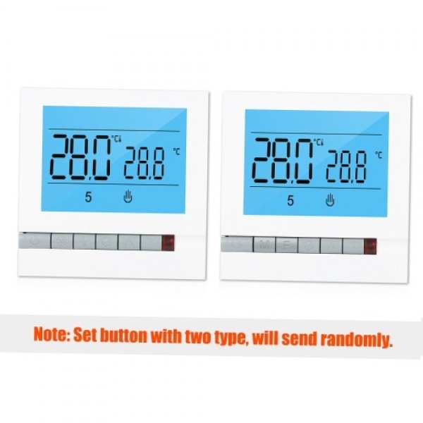 Programmable Smart Thermostat for Water/Gas Boiler Heating Large LCD Screen with Backlight  Digital Temprature Controller
