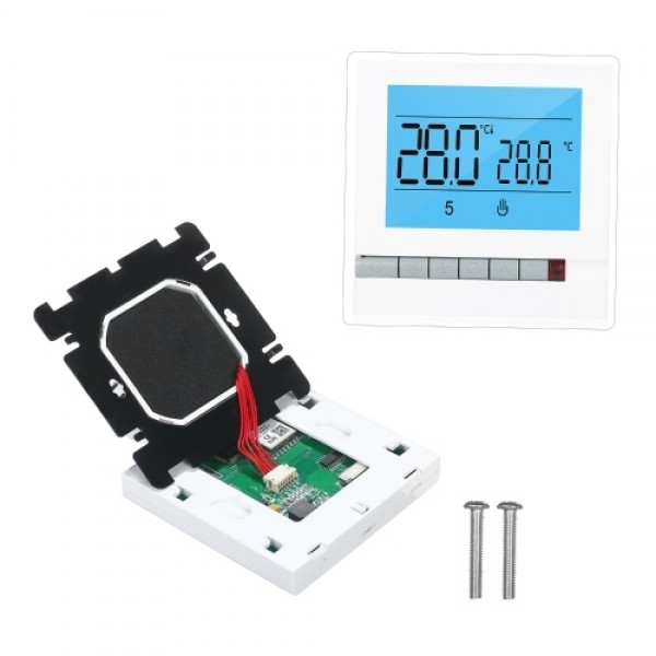 Programmable Smart Thermostat for Water/Gas Boiler Heating Large LCD Screen with Backlight  Digital Temprature Controller