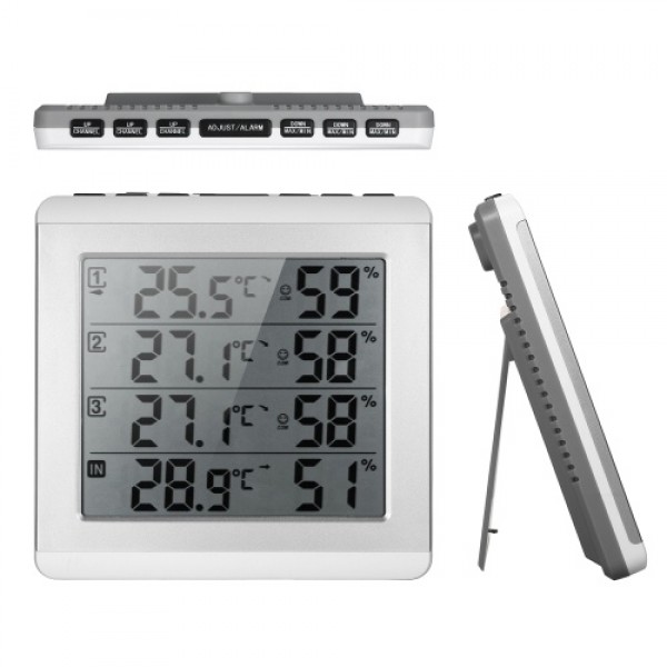 LCD Digital Wireless Indoor/Outdoor Thermometer Hygrometer