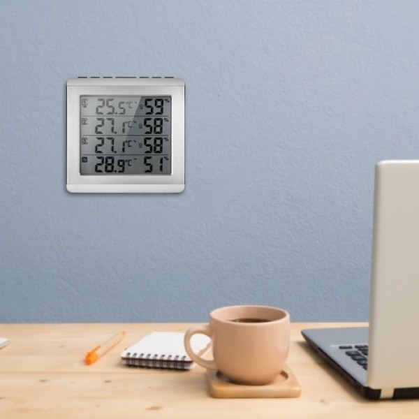 LCD Digital Wireless Indoor/Outdoor Thermometer Hygrometer