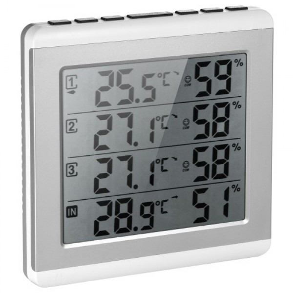 LCD Digital Wireless Indoor/Outdoor Thermometer Hygrometer