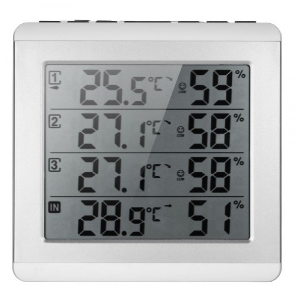 LCD Digital Wireless Indoor/Outdoor Thermometer Hygrometer