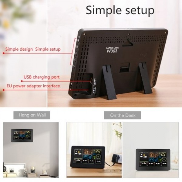 Multifunctional Color WiFi Weather Station APP Control Smart Weather Monitor