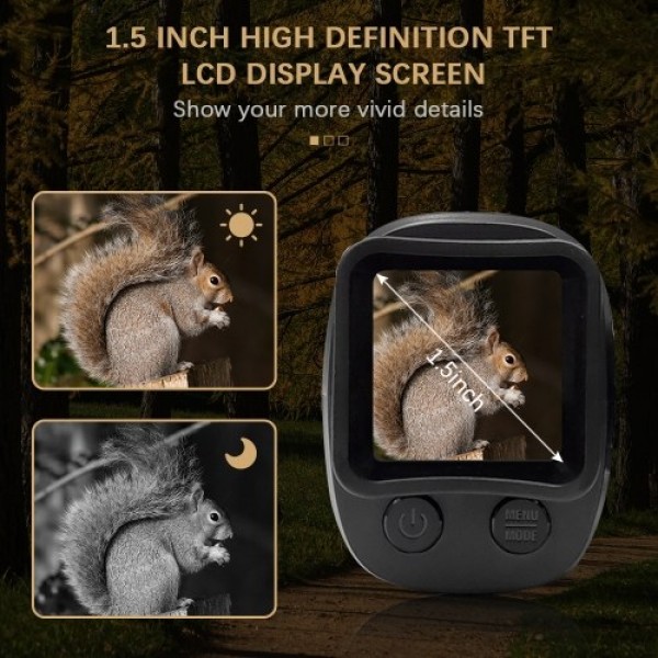 Outdoor Night Vision Monocular Infrared Digital Monoculars for Camping Hiking Wildlife Watching