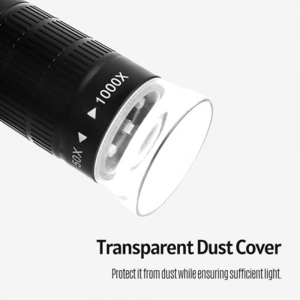 1000x Magnification Intelligent Digital Microscope Portable USB Rechargeable 2.0M Pixels High Clear PC WI-FI- Connection