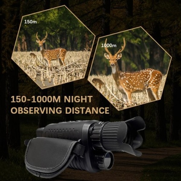 Outdoor Night Vision Monocular Infrared Digital Monoculars for Camping Hiking Wildlife Watching