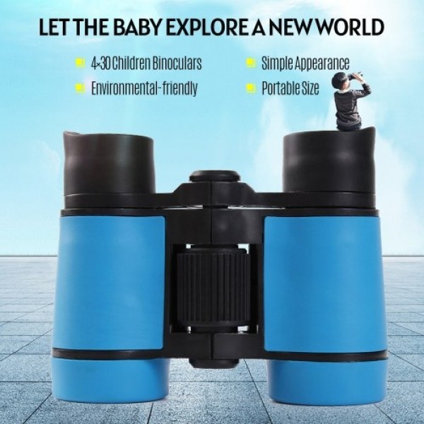 4*30 Children Binoculars Mini Kids Portable High Definition Telescopes for Bird Watching/Travel/Camping