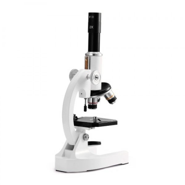 64X-2400X Monocular Optical Microscope Elementary School Children Science Experimental Biology Teaching Microscope Children Birt