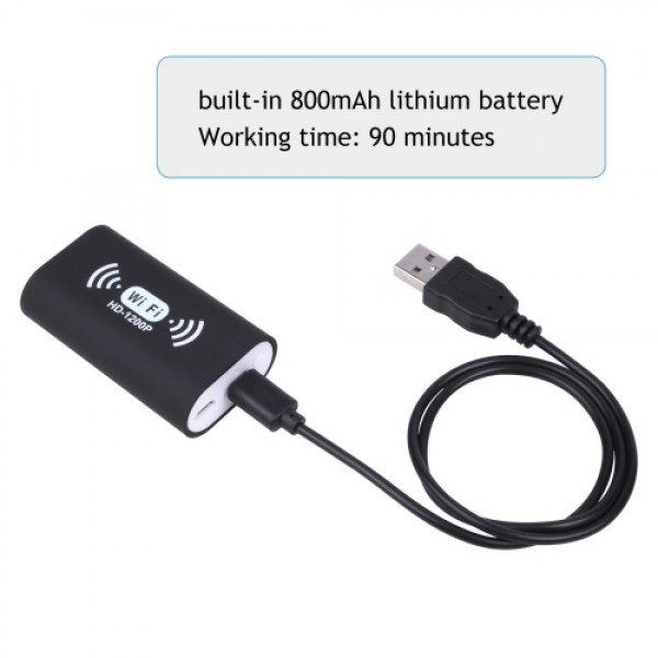 8mm Wireless Endoscope Camera IP68 Waterproof WiFi Inspection 2.0MP HD 8 LED Semi-Rigid Cable Borescope for iPhones iPads Androi