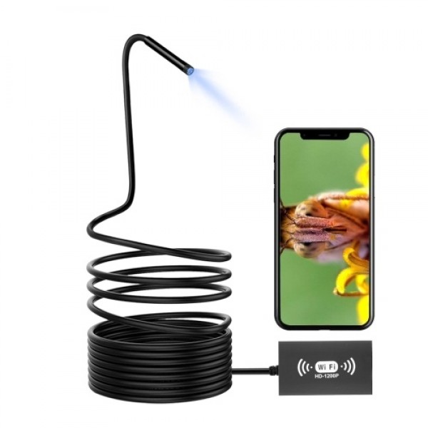 8mm Wireless Endoscope Camera IP68 Waterproof WiFi...