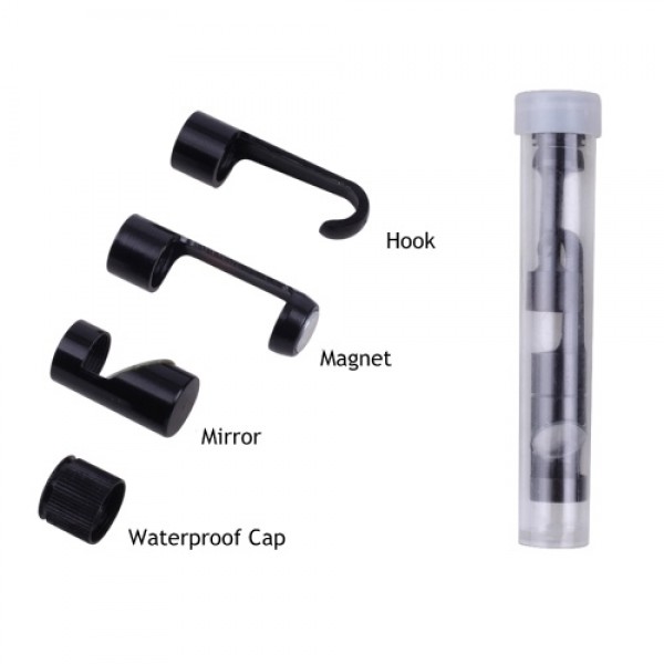 8mm Wireless Endoscope Camera IP68 Waterproof WiFi Inspection 2.0MP HD 8 LED Semi-Rigid Cable Borescope for iPhones iPads Androi