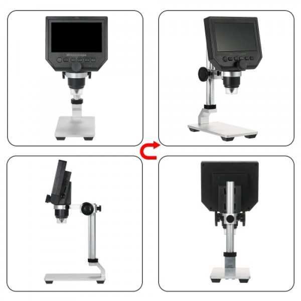 G600 Aluminum Alloy Stand Bracket Holder Lifting Support for Digital Microscope USB Microscopes