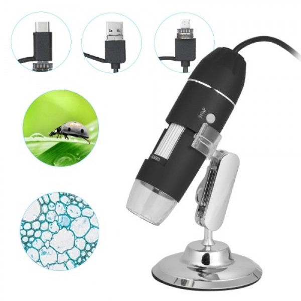 USB Digital Zoom Microscope Magnifier with OTG Fun...