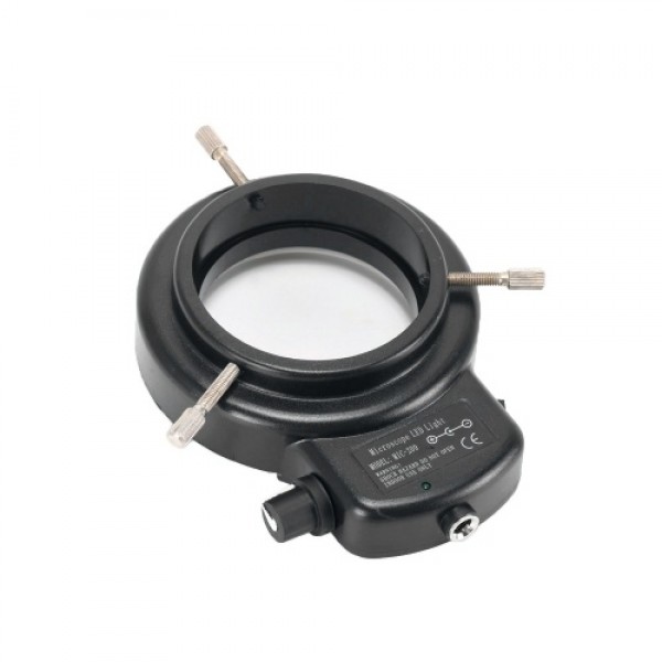 Variable 144 LED Ring Light for Stereo Microscope and Camera Adjustable Illuminator with Dimmer for Stereoscopic Microscope