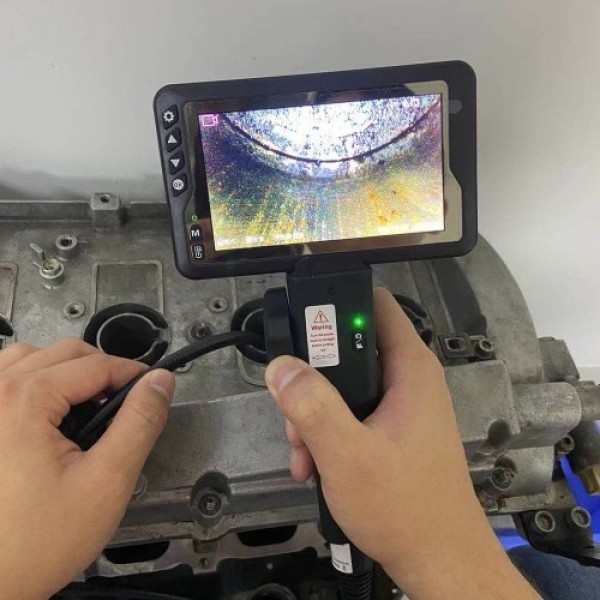 Industrial Endoscope with 1080P 4.5-inch LCD Screen 8.5mm Borescope Multifunction Steering Endoscopes