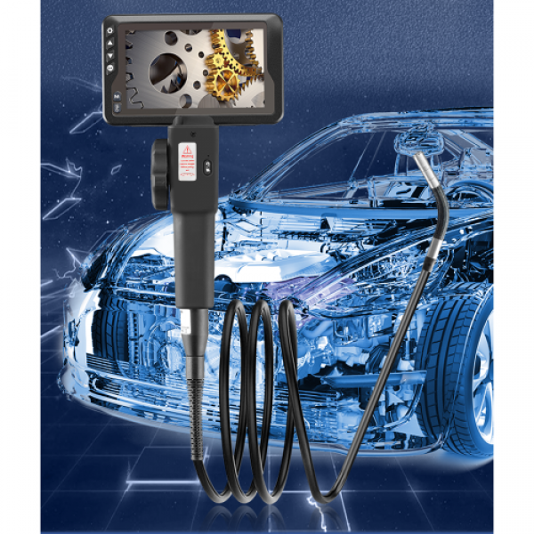 Industrial Endoscope with 1080P 4.5-inch LCD Screen 8.5mm Borescope Multifunction Steering Endoscopes