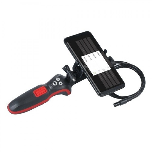 WiFi Industrial Endoscope 1080P HD Digital Borescope IP67 Waterproof Video Inspection Camera 2.78-feet Semi Rigid Snake Camera w