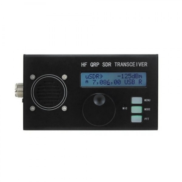 USDX USDR HF QRP SDR SSB/SW Transceivers  8-Band 5W DSP SDR HF Transceivers Built-in Microphone Speaker Aluminum Cover Ham Radio