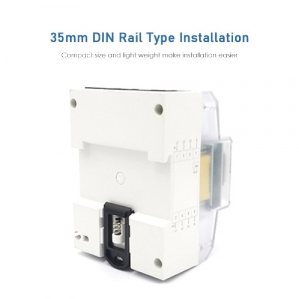 3 Phase 4 Wire Energy Meter 220/380V 5-80A Energy Consumption kWh Meter DIN Rail Installation Digital Electric Power Meter with 