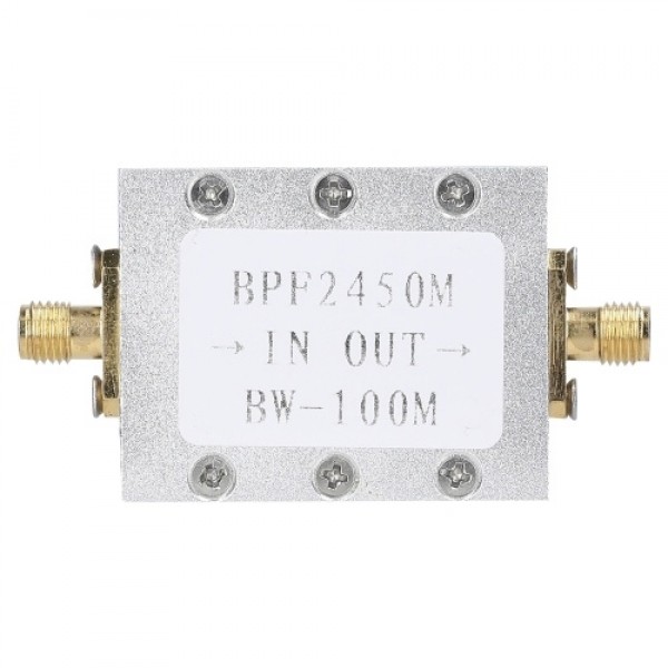 2.4G 2450MHz Band Pass Filter WiFi BT ZigBee Anti-interference Band-filter Module with SMA Interface
