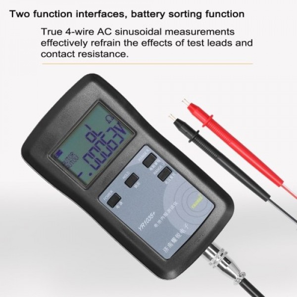 High Accuracy Fast YR1035 Lithium Battery Internal Resistance Test Instrument 100V Electric Vehicle Group 18650