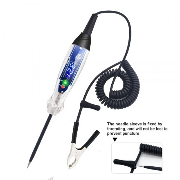 3-60V NS836 LED Digital Display Bidirectional Voltage Testing Handheld Portable Car Circuit Tester Automotive Maintenance Testin
