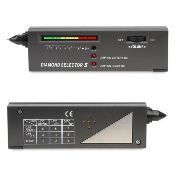 Diamond Tester Pen High Accuracy Diamond Tester with Case Jewerly Diamond Selector for Professional Novice Expert