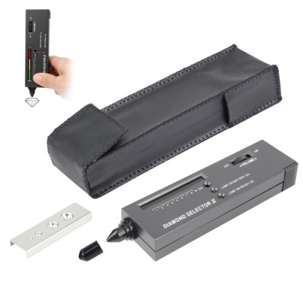 Diamond Tester Pen High Accuracy Diamond Tester with Case Jewerly Diamond Selector for Professional Novice Expert
