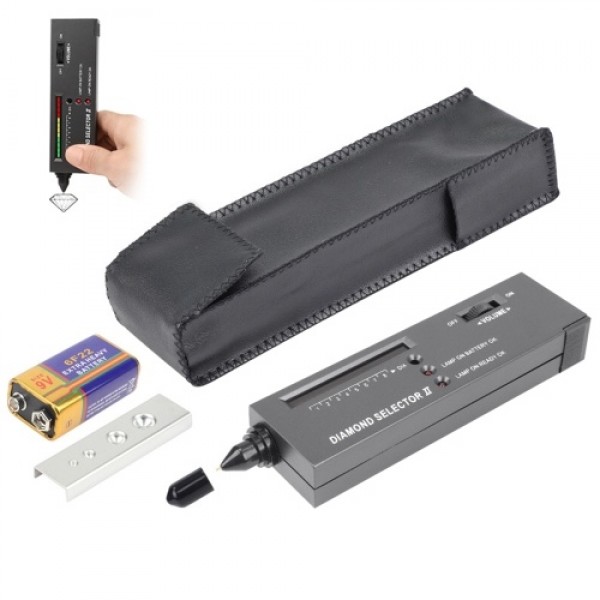 Diamond Tester Pen High Accuracy Diamond Tester with Case Jewerly Diamond Selector for Professional Novice Expert
