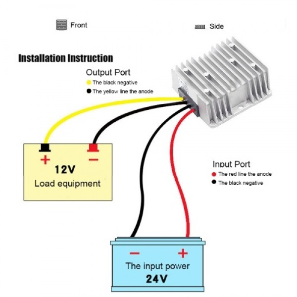 Portable DC/DC Converter Regulator 24V Step Down T...