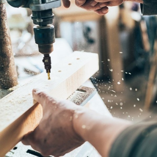 5PCS Countersink Drill Bit Set High Speed Steel wi...