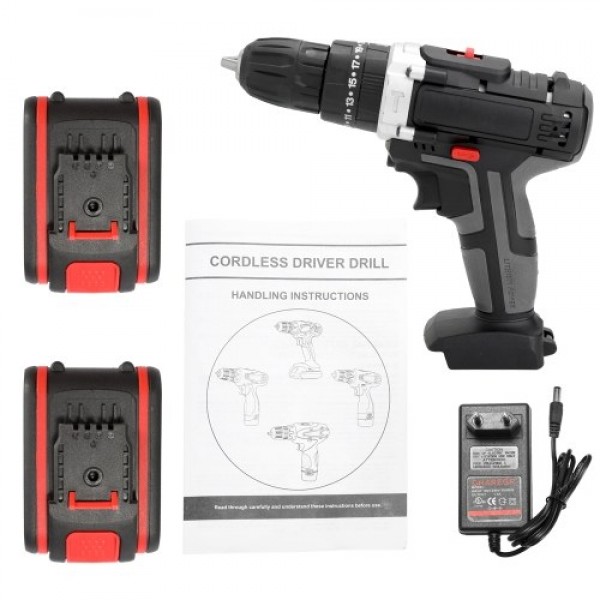 36V Multifunctional Electric Impact Cordless Drill