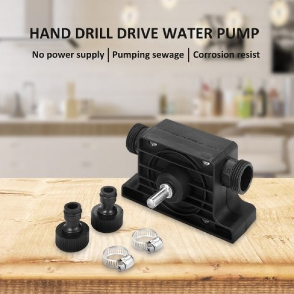 Electric Drill Pump Portable Self Priming Oil Fluid Transfer Water Pump Household Small Hand Drill Drive Pump Diesel Pump