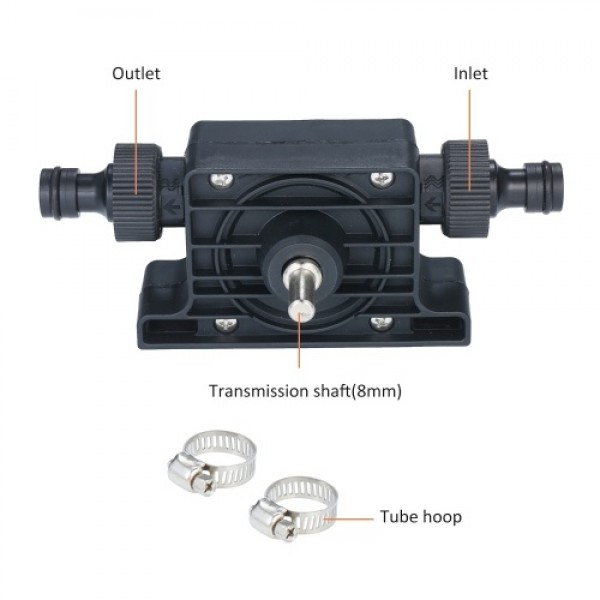 Electric Drill Pump Portable Self Priming Oil Fluid Transfer Water Pump Household Small Hand Drill Drive Pump Diesel Pump