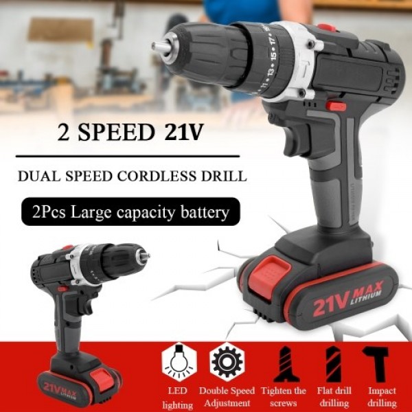 Multifunctional Electric Impact Cordless Drill Hig...