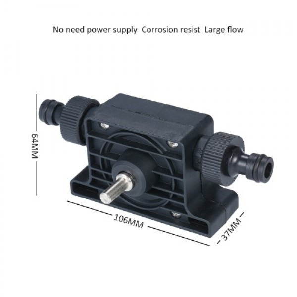 Electric Drill Pump Portable Self Priming Oil Fluid Transfer Water Pump Household Small Hand Drill Drive Pump Diesel Pump