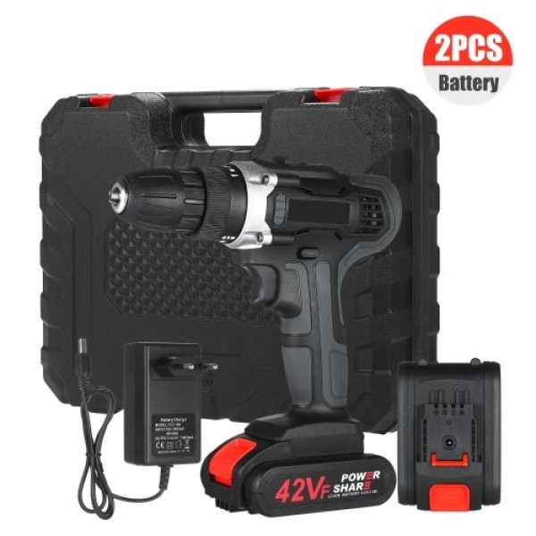 21V Cordless Drill Dirve Kit 2 Speed All Copper Co...