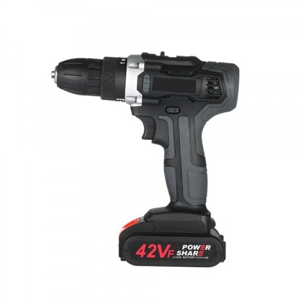 21V Cordless Drill Dirve Kit 2 Speed All Copper Cordless Power Drill with 2x1.5Ah Batteries Fast Charger 15+1 Torque Setting Max