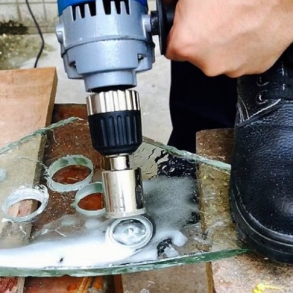 Diamond Drill Bit Set 10Pcs Hole Saw 3-18mm for Di...