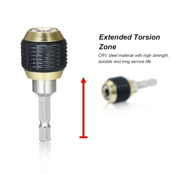 1/4 Hex Shank Quick Release Electric Drill Auto Lo...